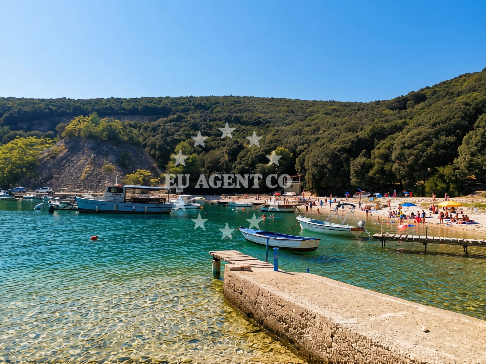 Additional view of Kalavojna beach in Luka Krnica b.b., Krnica