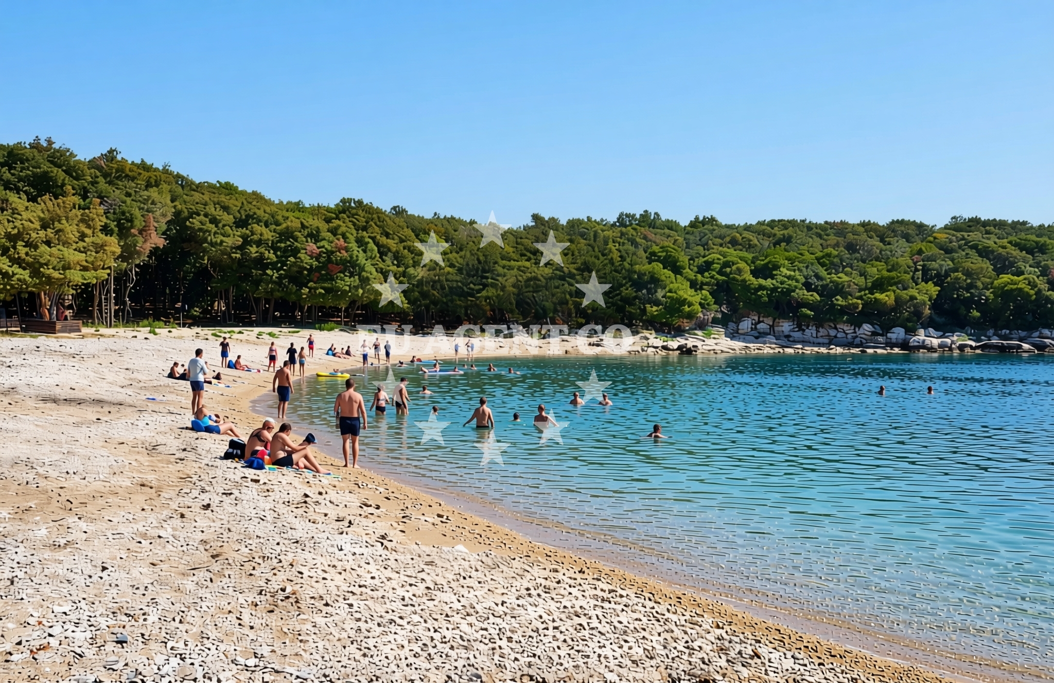 Additional view of Kale beach in Ulica Tromba Giuseppe 68b, Šišan