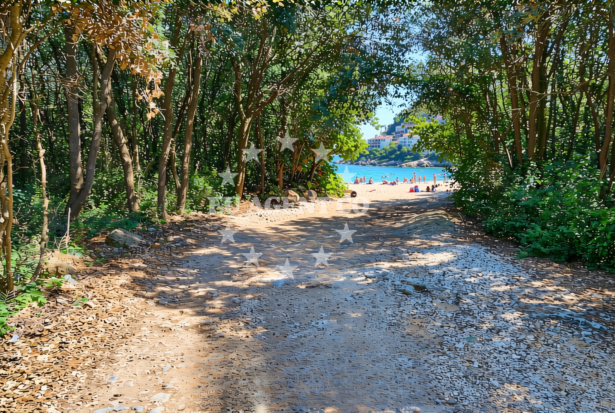 Additional view of Kale beach in Ulica Tromba Giuseppe 68b, Šišan