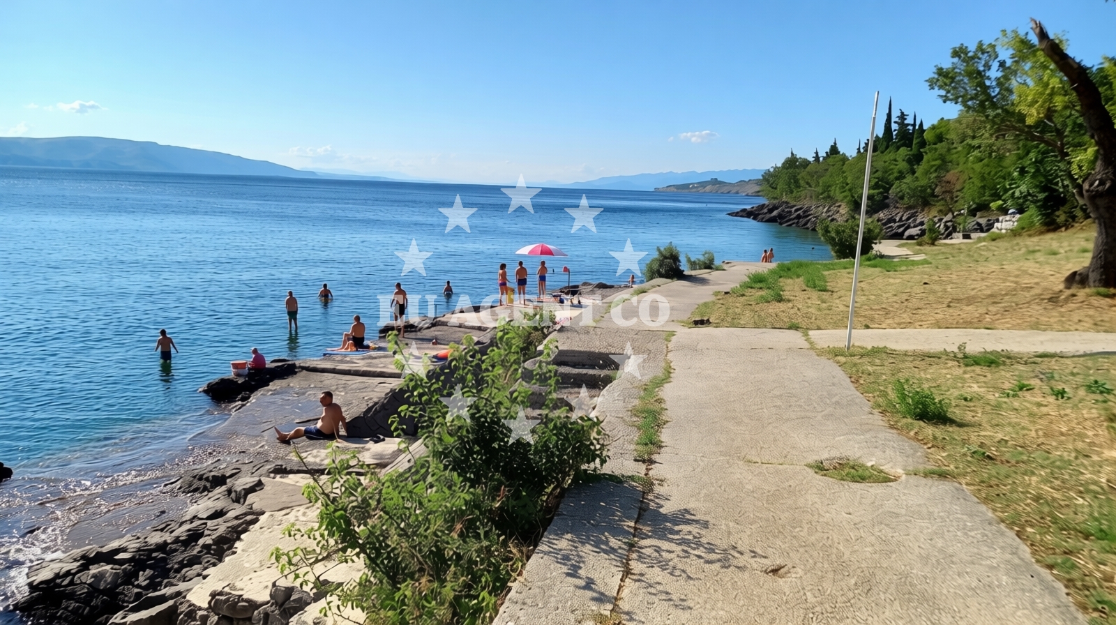 Additional view of Kalic Beach in Zakosa 23 Sveti Juraj, Sveti Juraj
