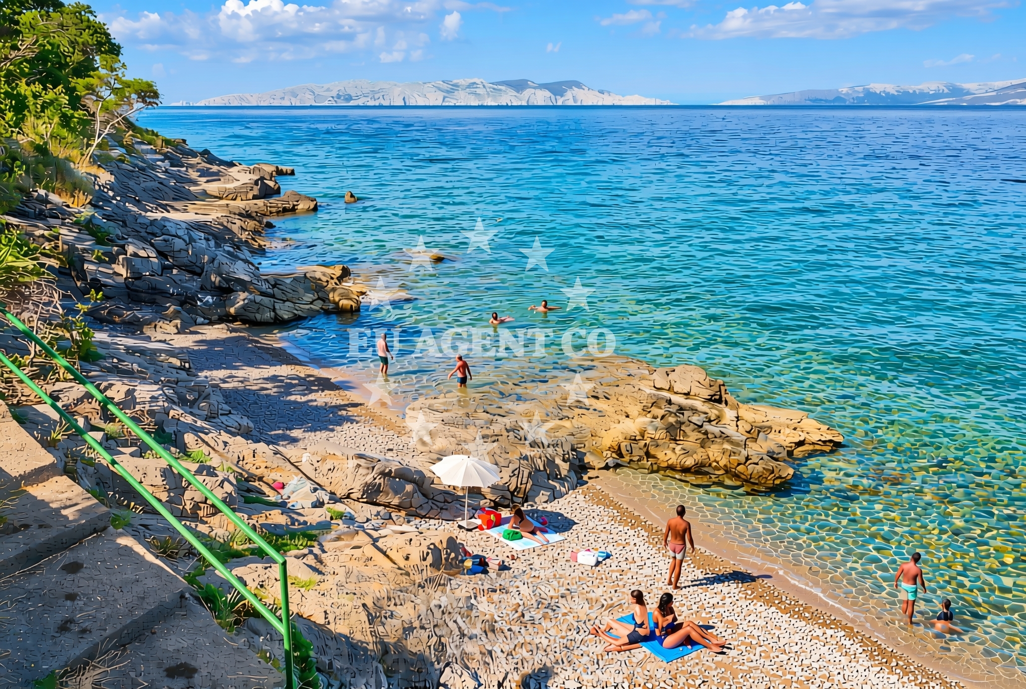 Additional view of Kalic Beach in Zakosa 23 Sveti Juraj, Sveti Juraj