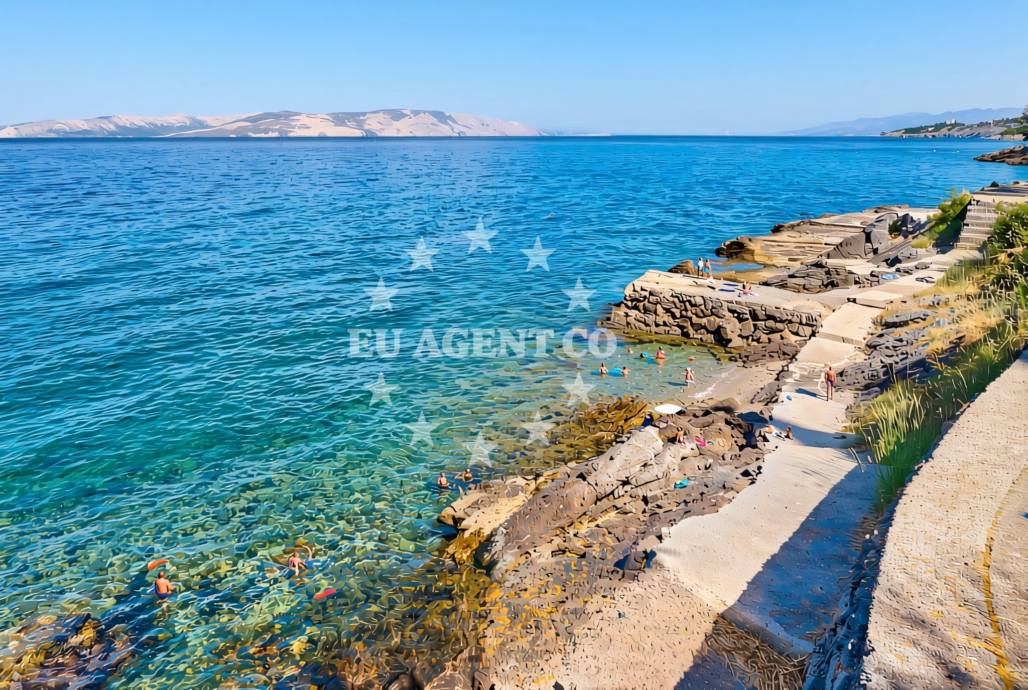 Additional view of Kalic Beach in Zakosa 23 Sveti Juraj, Sveti Juraj