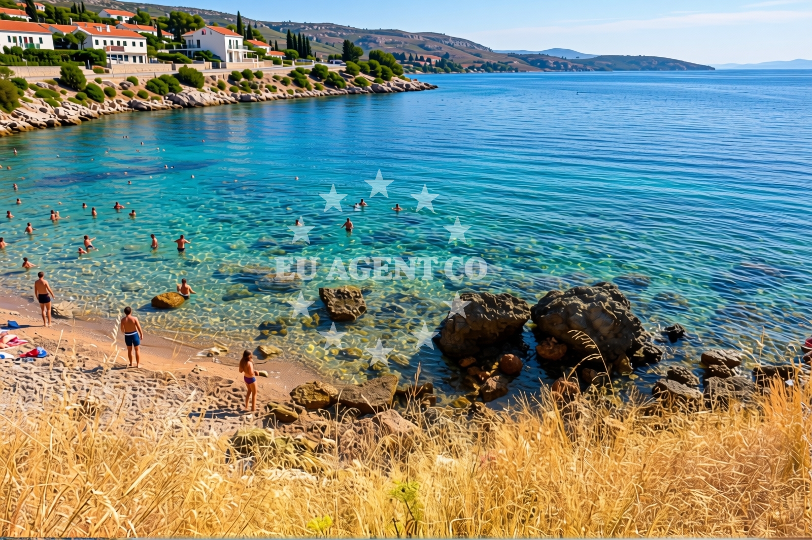 Additional view of Kamenica beach in Gurnji put 37, Komiža