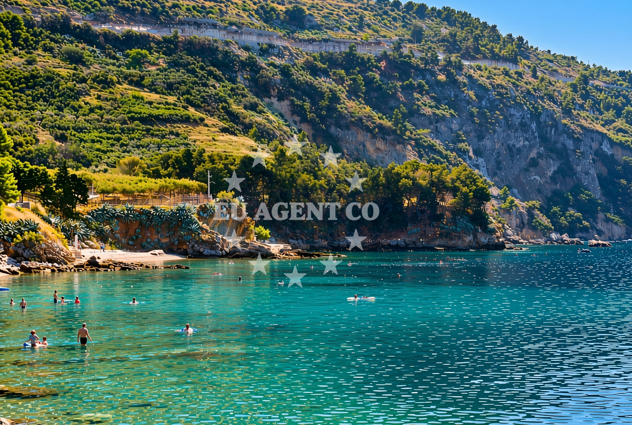 Additional view of Kamenica beach in Gurnji put 37, Komiža