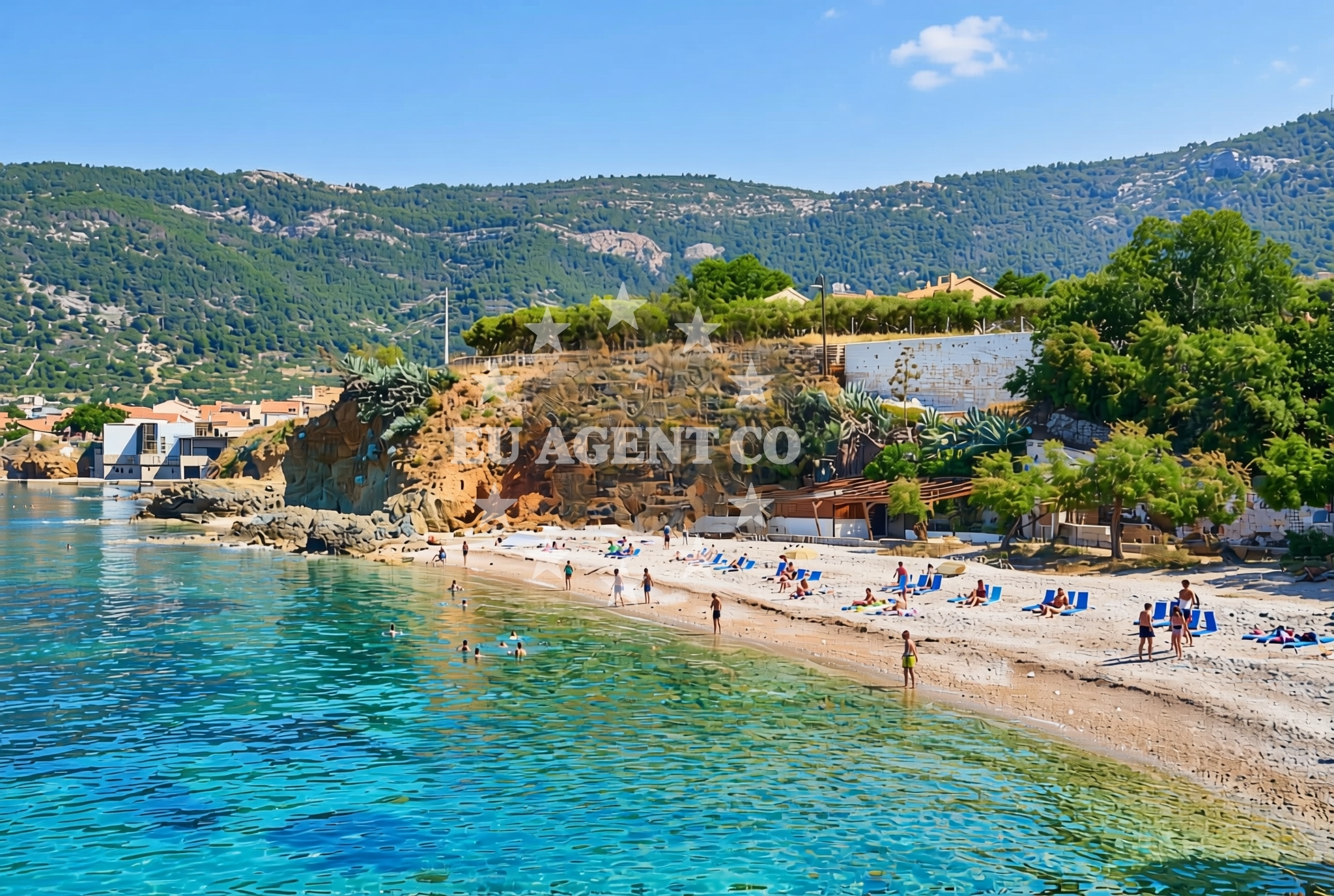 Additional view of Kamenica beach in Gurnji put 37, Komiža