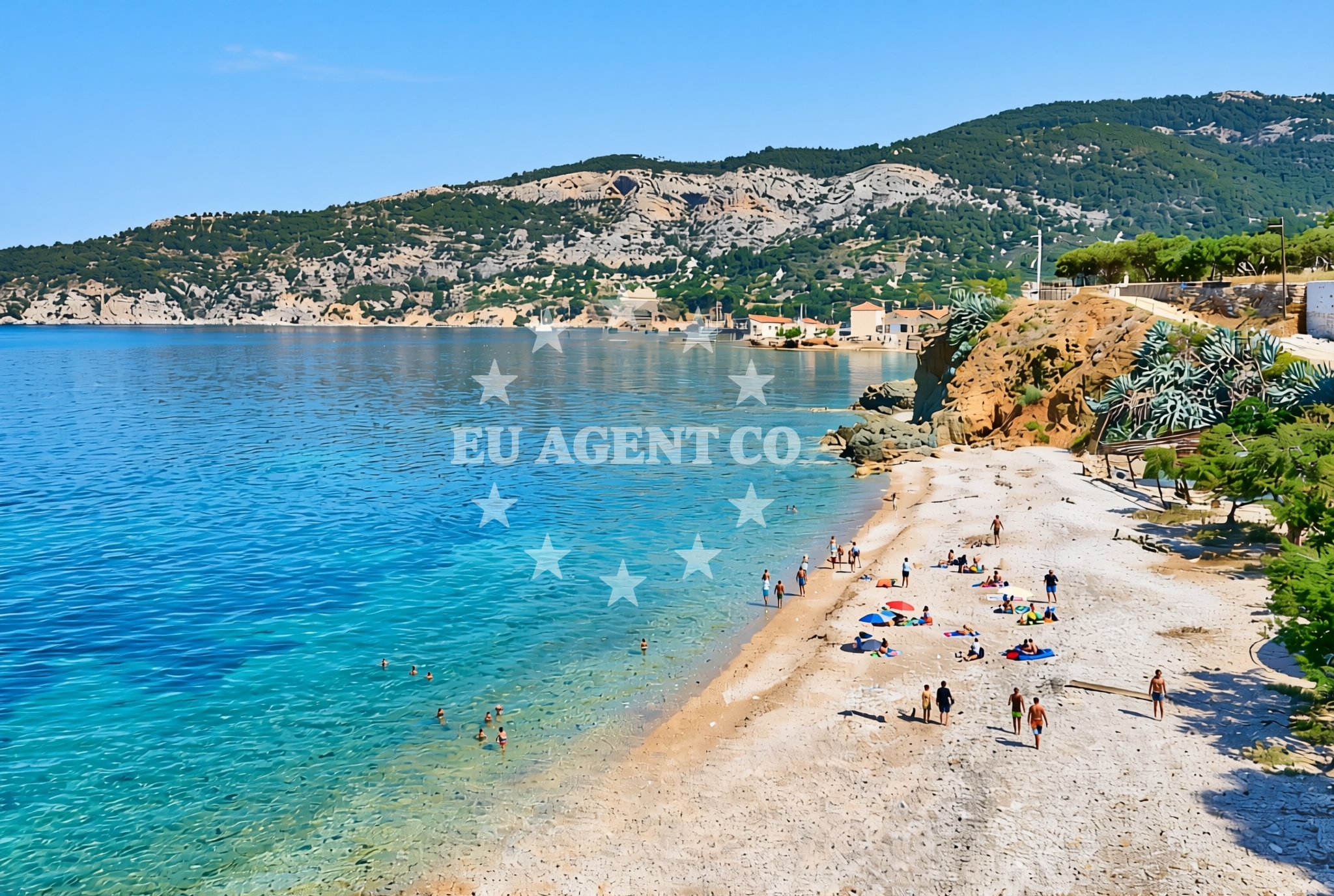 Additional view of Kamenica beach in Gurnji put 37, Komiža