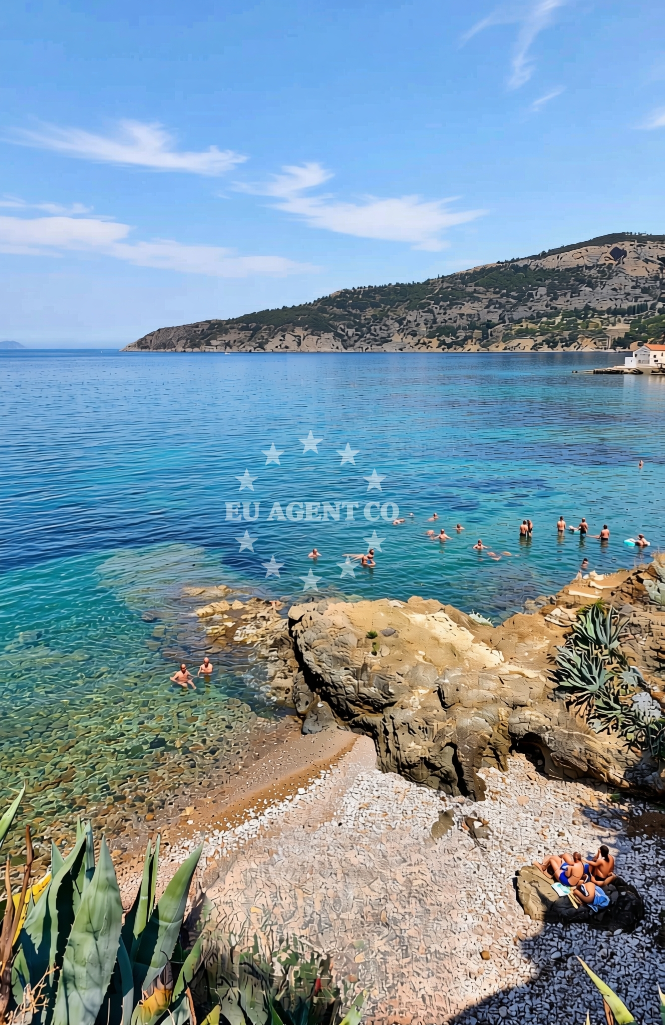 Additional view of Kamenica beach in Gurnji put 37, Komiža