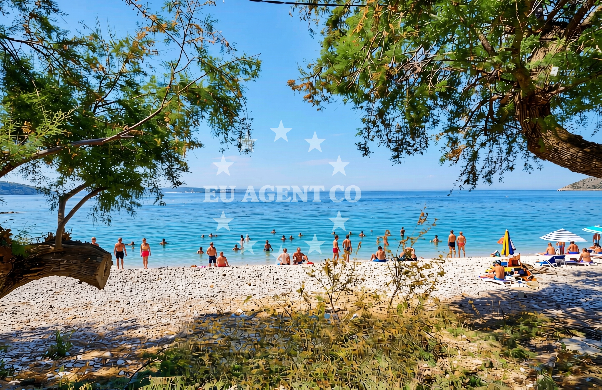 Additional view of Kamenica beach in Gurnji put 37, Komiža