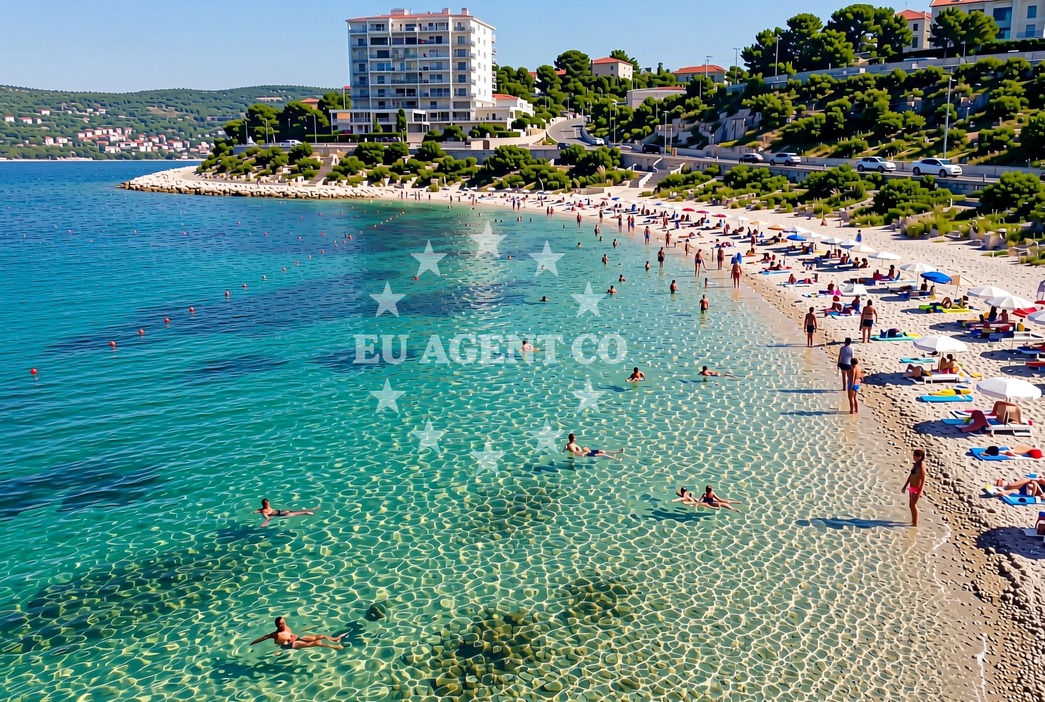 Additional view of Kamp Bijar istok, Osor (Cres) Beach in Kamp Bijar istok