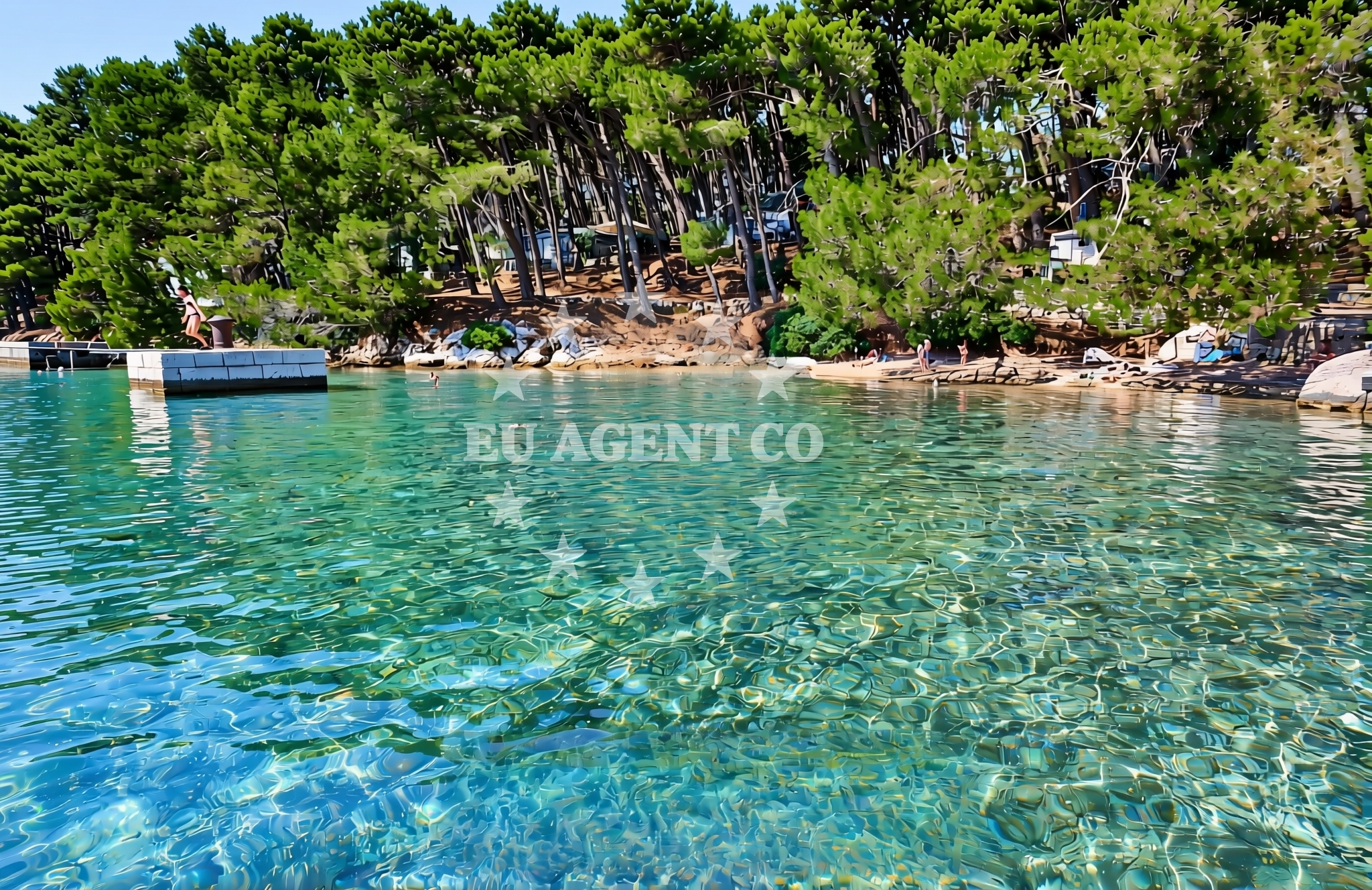 Additional view of Kamp Bijar istok, Osor (Cres) Beach in Kamp Bijar istok