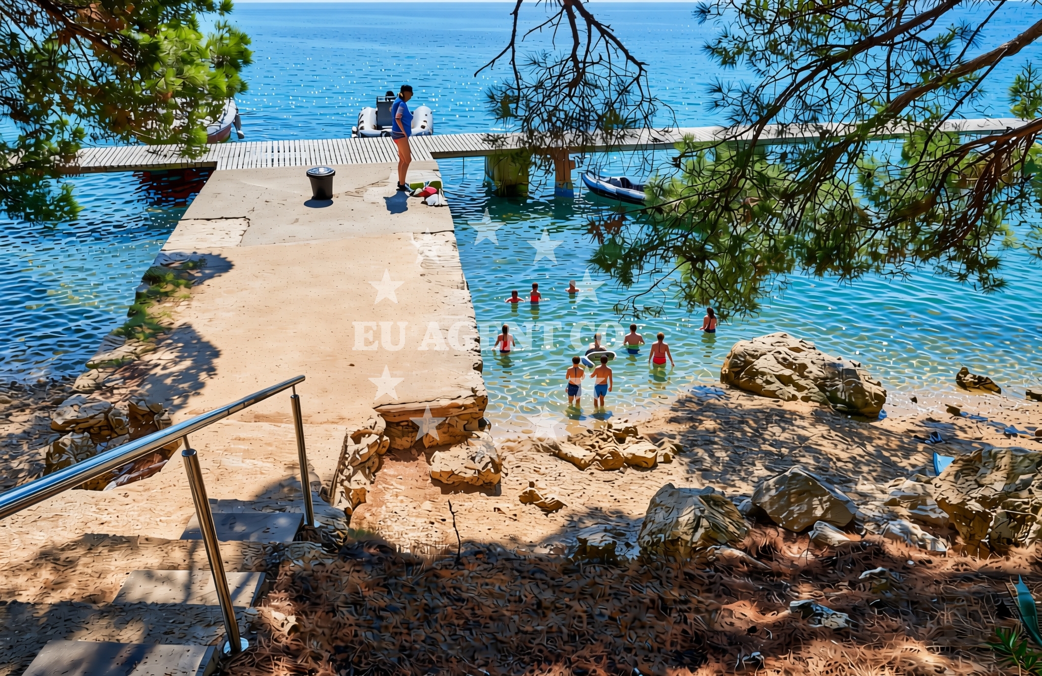 Additional view of Kamp Bijar zapad, Osor (Cres) Beach in Kamp Bijar zapad