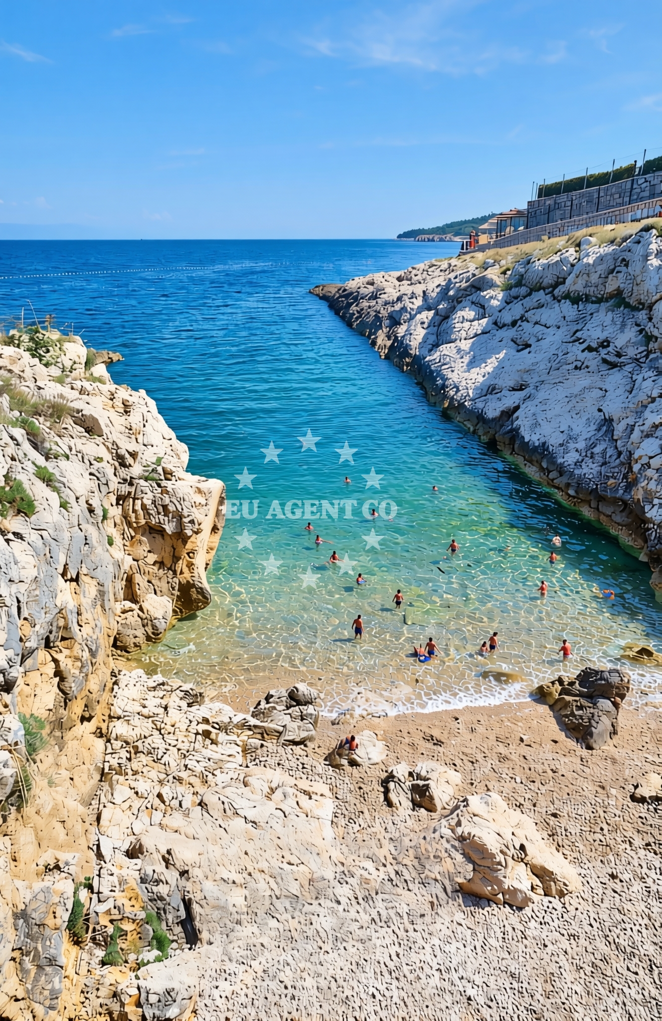 Additional view of Kamp istok (dog beach), Sveta Marina Beach in Kamp istok (plaža za pse)