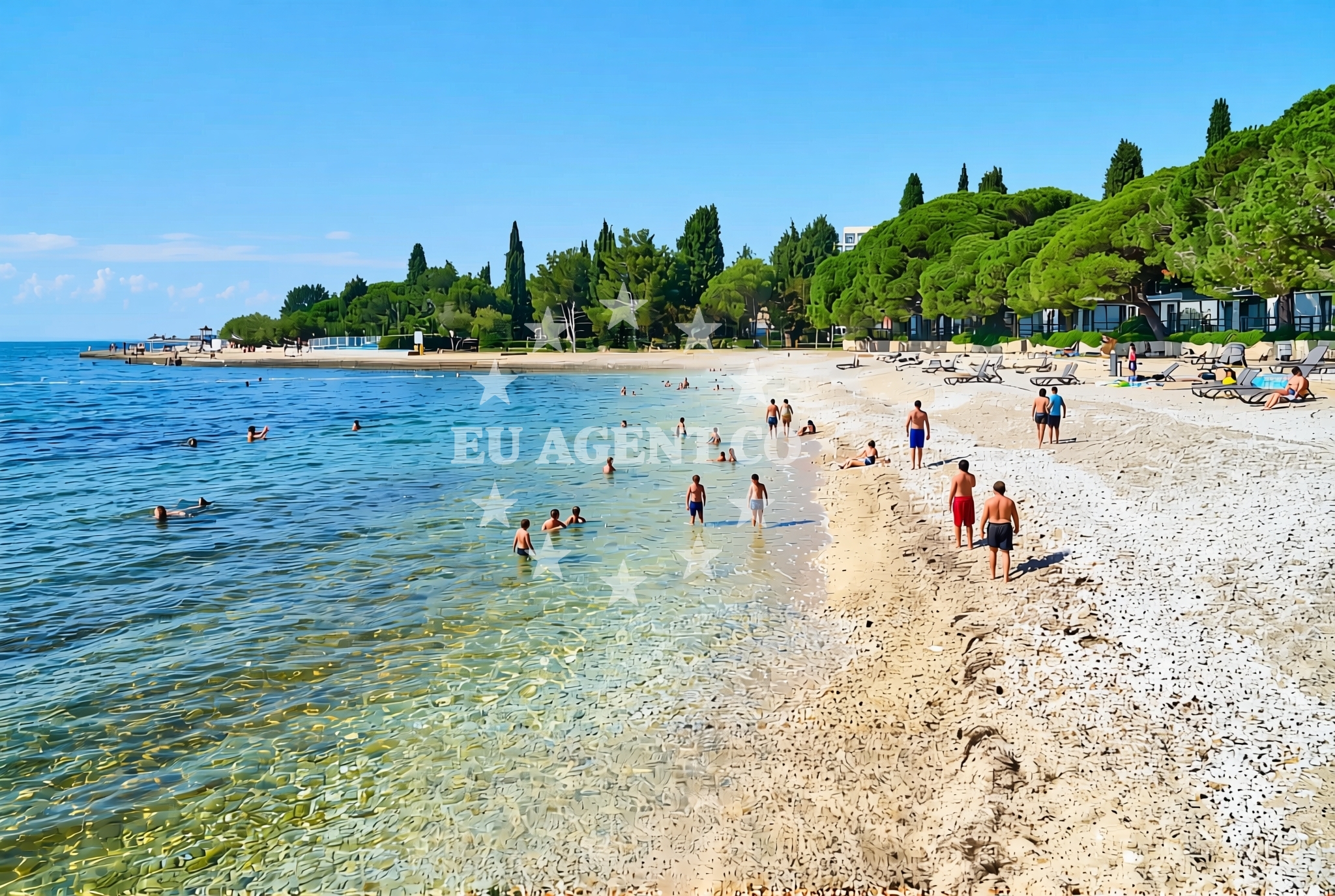 Additional view of Kamp Materada, Poreč Beach in Kamp Materada