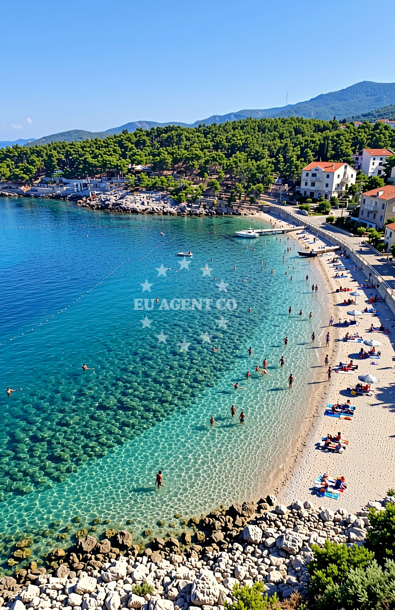 Additional view of Kamp Mina, Jelsa (Hvar) Beach in Kamp Mina