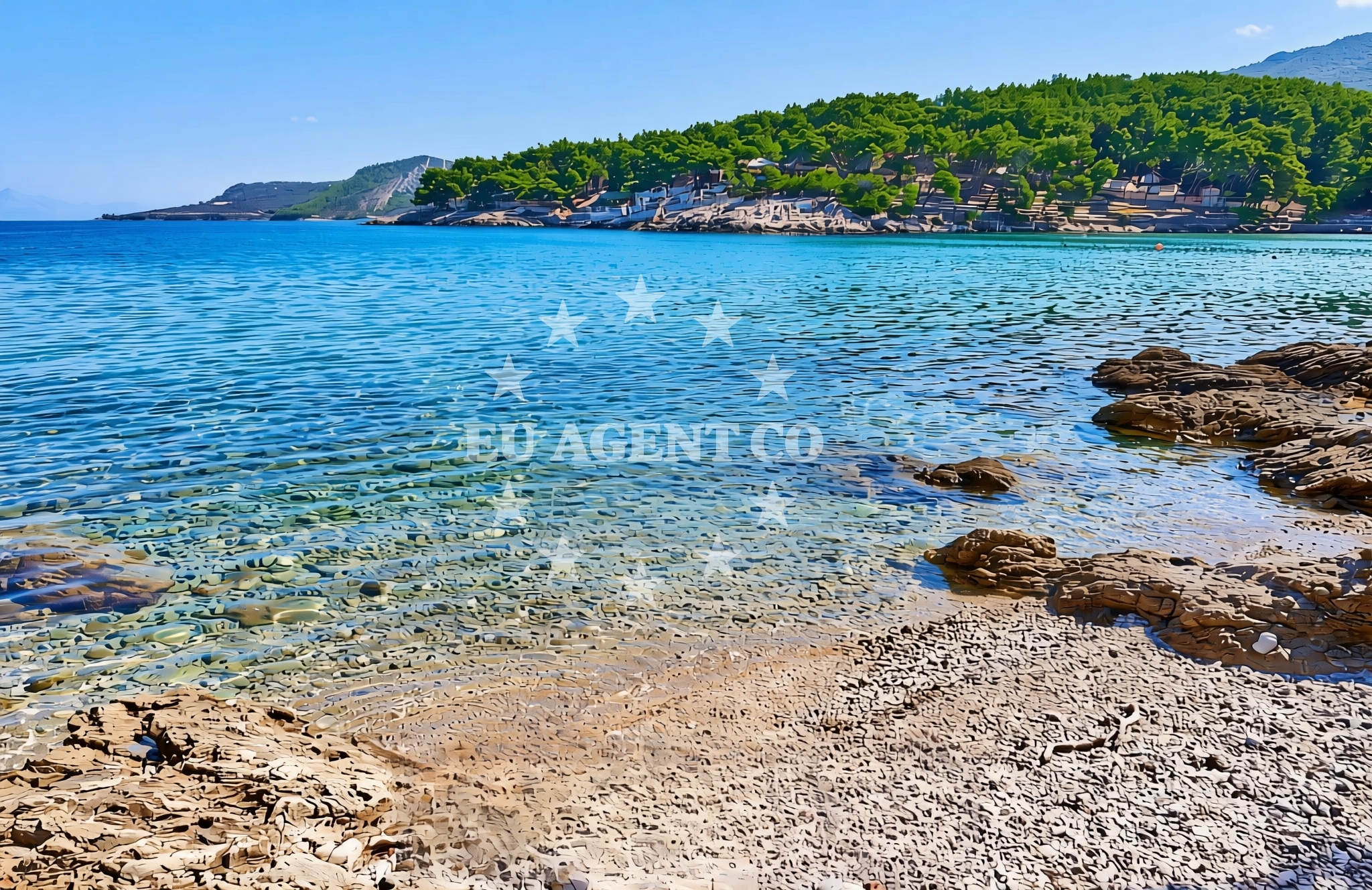 Additional view of Kamp Mina, Jelsa (Hvar) Beach in Kamp Mina