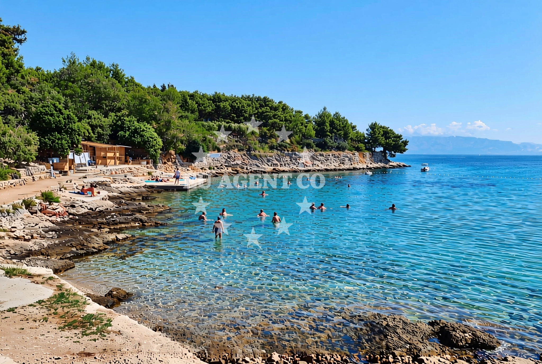 Additional view of Kamp Mina, Jelsa (Hvar) Beach in Kamp Mina
