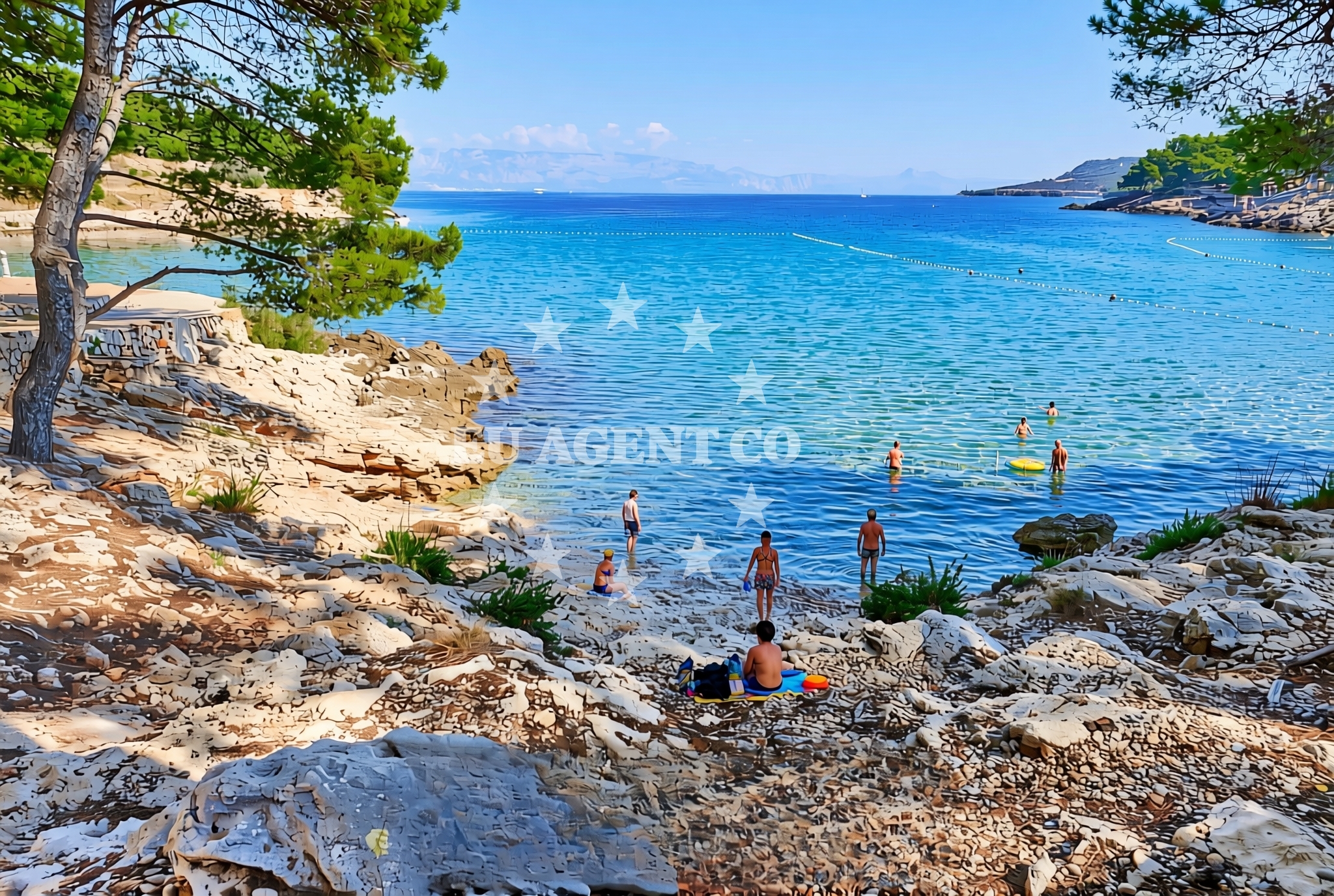 Additional view of Kamp Mina, Jelsa (Hvar) Beach in Kamp Mina