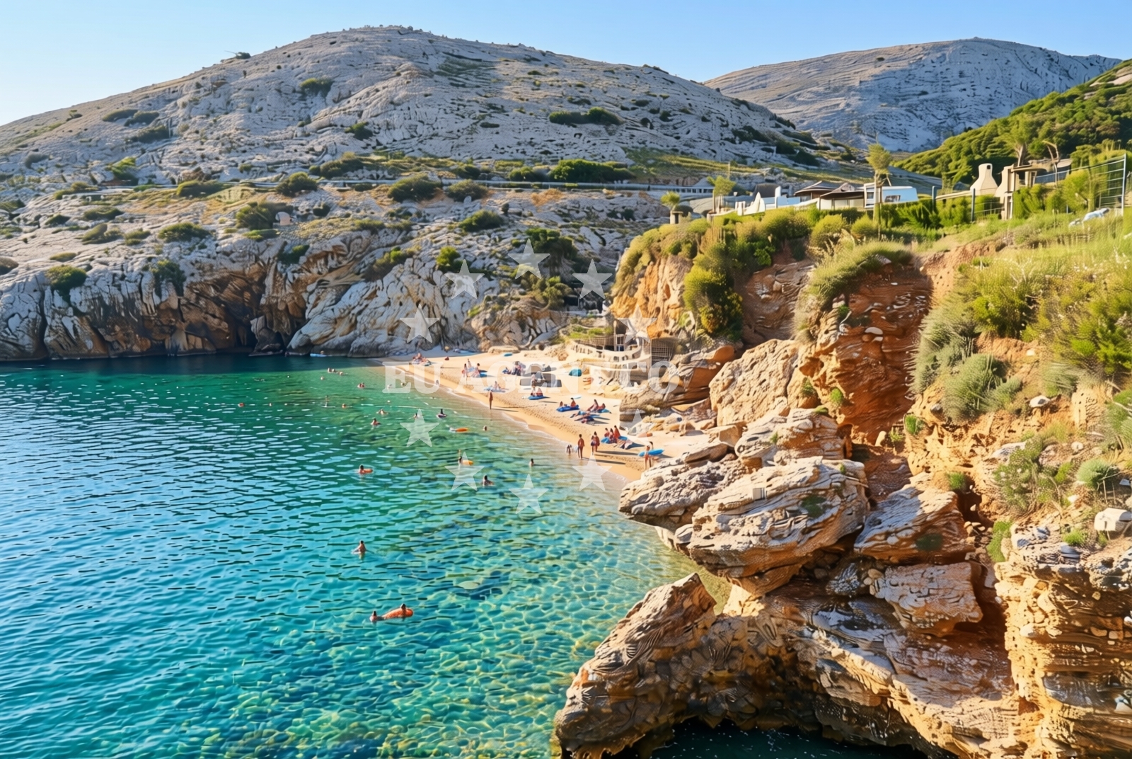 Additional view of Kamp Škrila zapad, Stara Baška (Krk) Beach in Kamp Škrila zapad