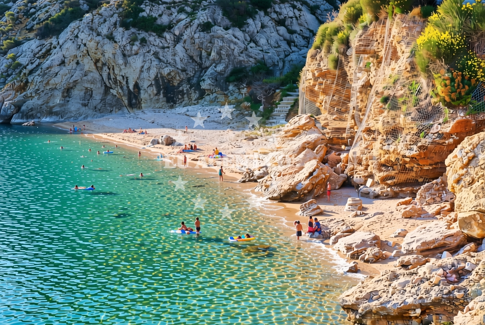 Additional view of Kamp Škrila zapad, Stara Baška (Krk) Beach in Kamp Škrila zapad