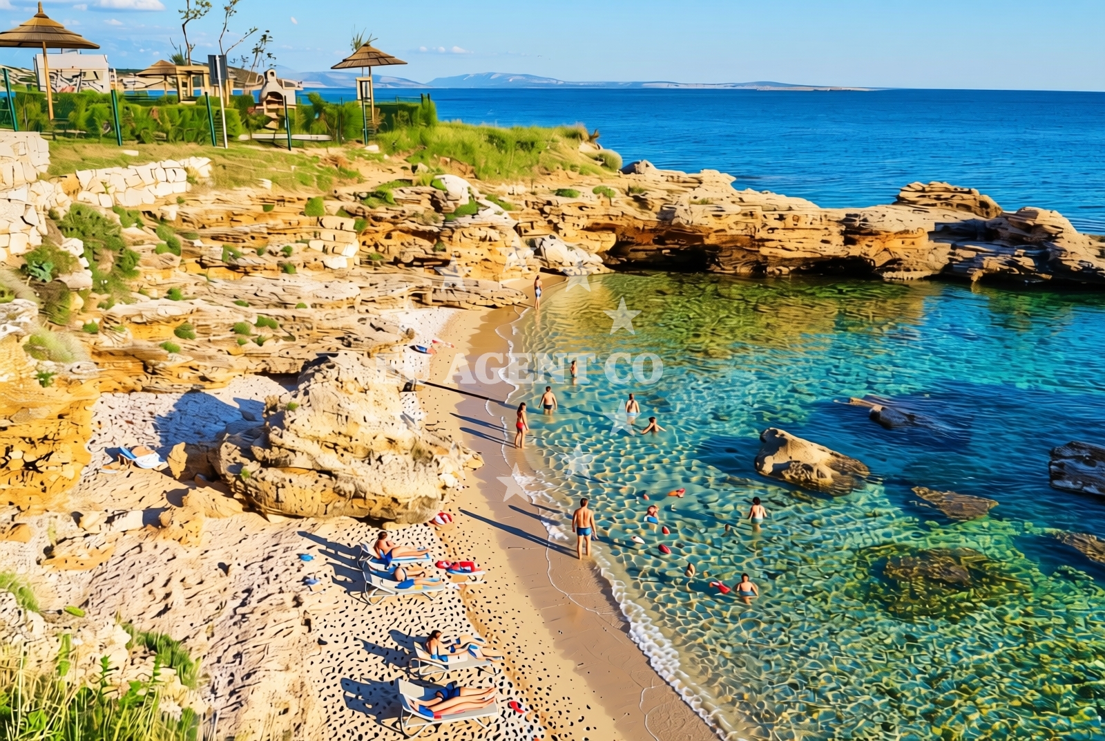 Additional view of Kamp Škrila zapad, Stara Baška (Krk) Beach in Kamp Škrila zapad