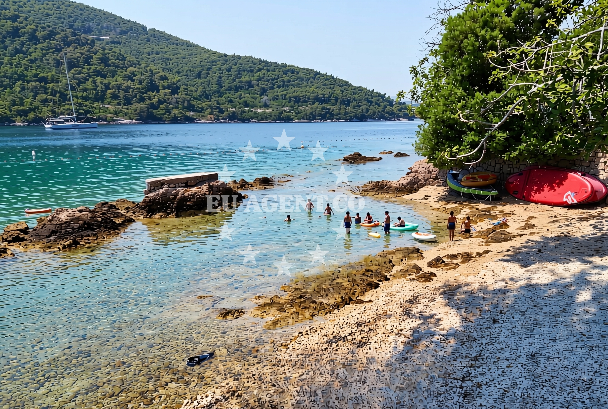 Additional view of Kamp, Žuljana Beach in Kamp