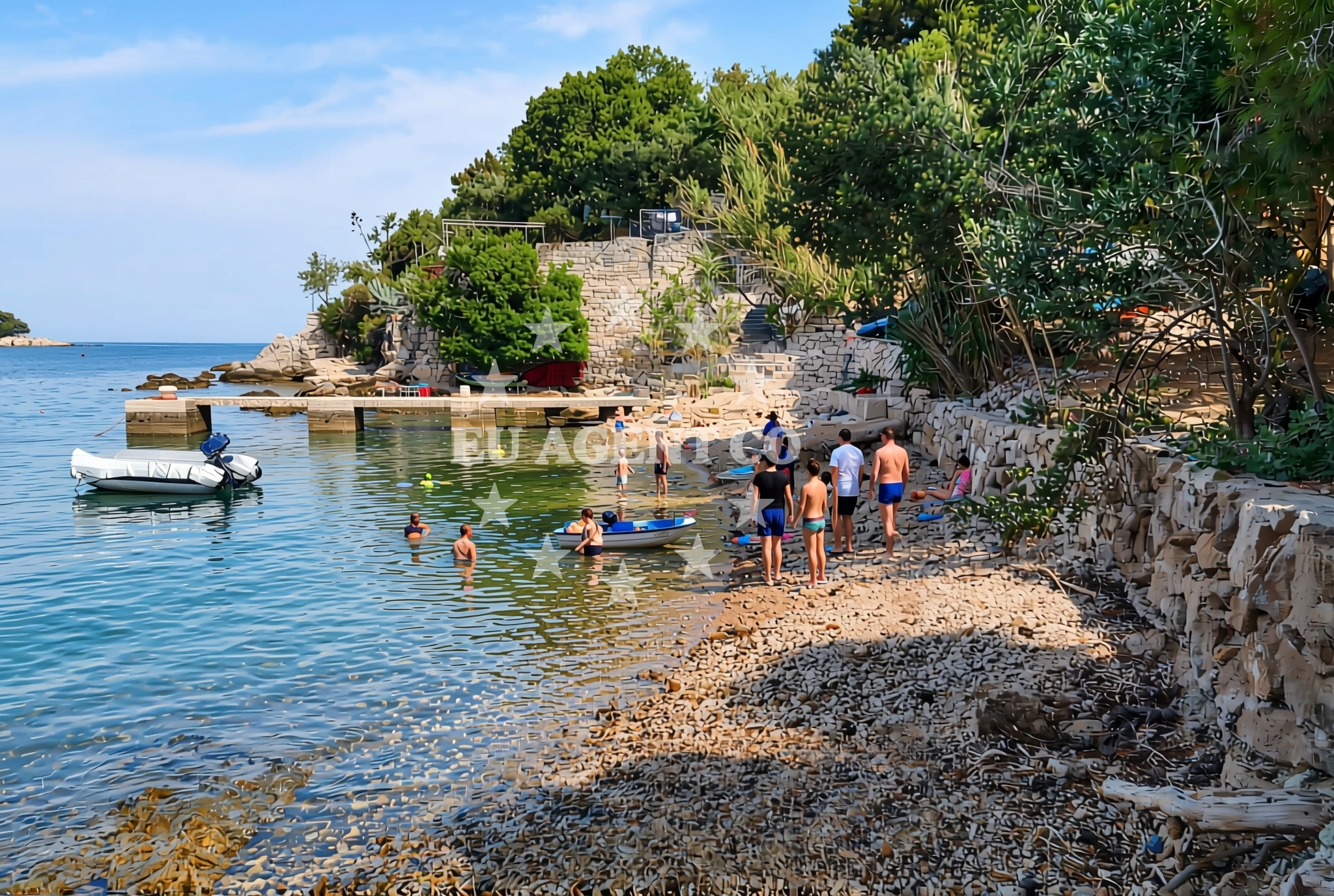 Additional view of Kamp, Žuljana Beach in Kamp