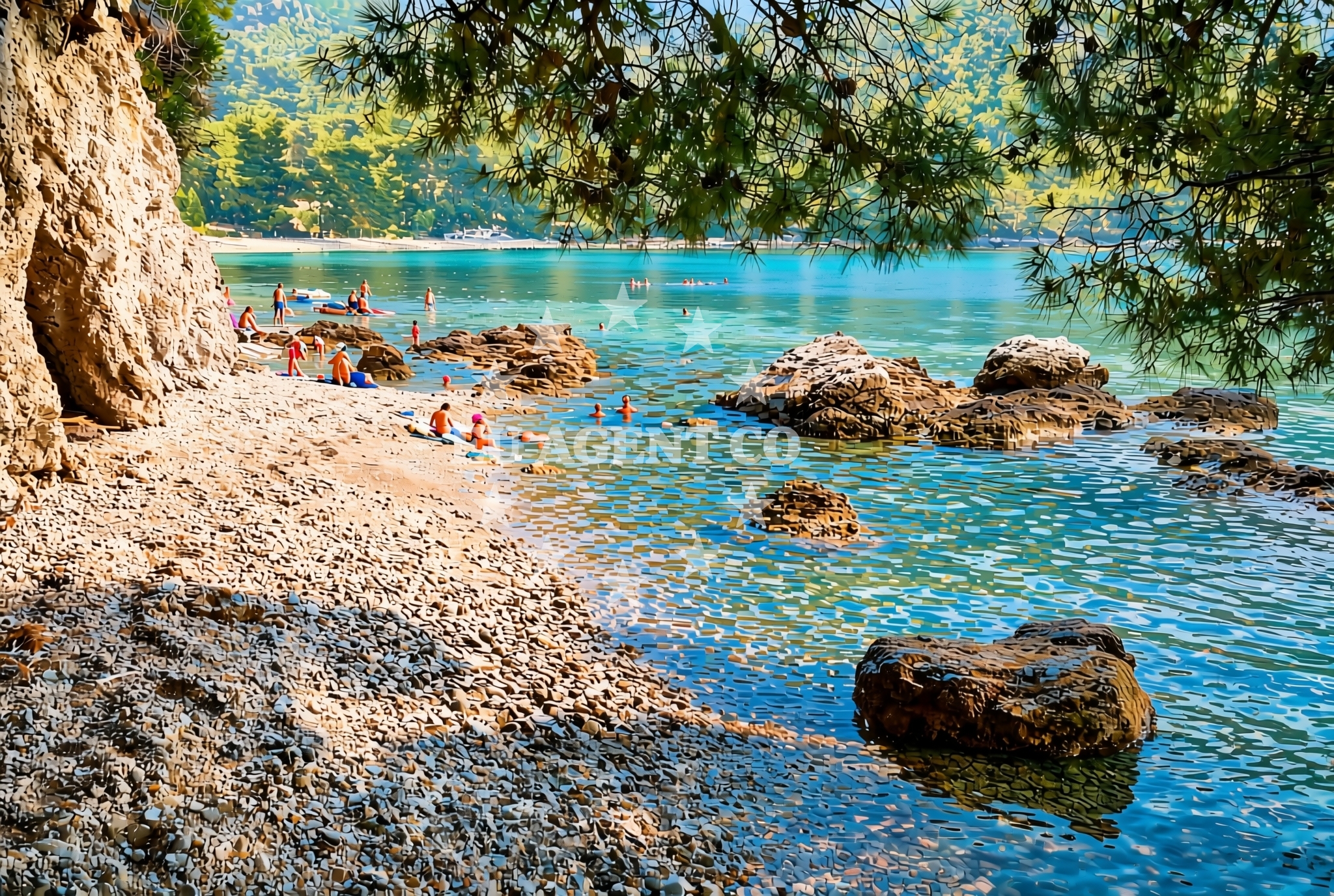 Additional view of Kamp, Žuljana Beach in Kamp