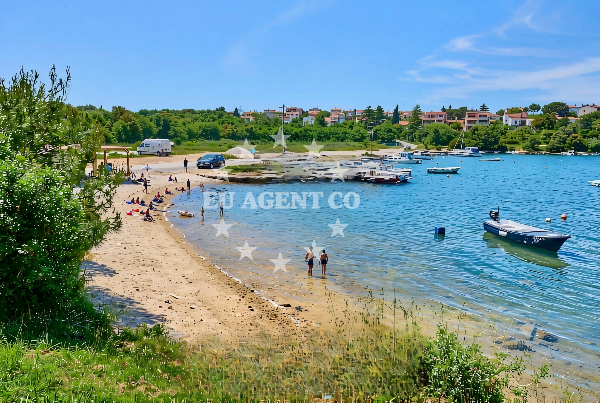 Additional view of Kanalić (dog beach), Vinkuran Beach in Kanalić (plaža za pse)