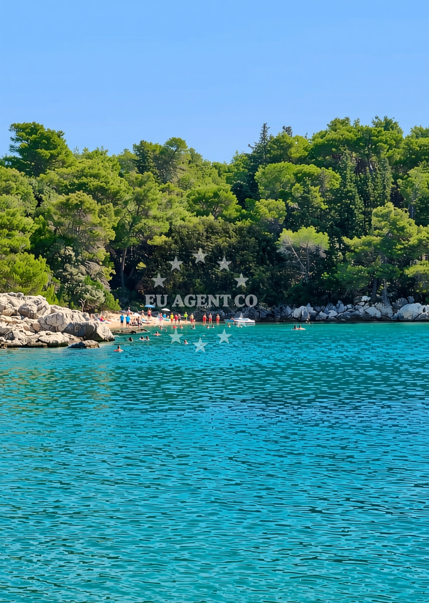 Additional view of Kandarola II beach in KAMPOR 68 B,E,F,G Apartments, Rab