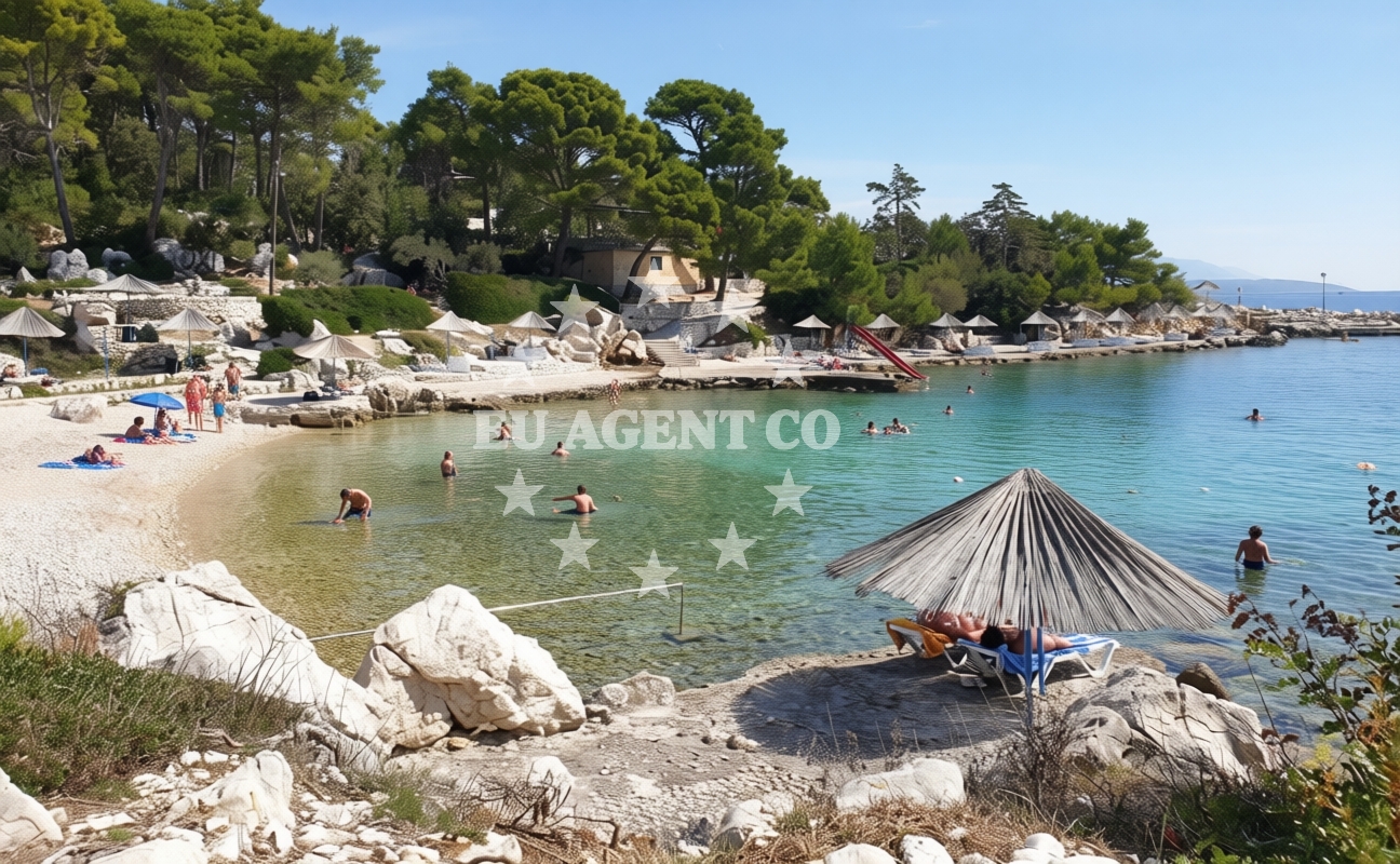 Additional view of Kandarola III beach in KAMPOR 68 B,E,F,G Apartments, Rab