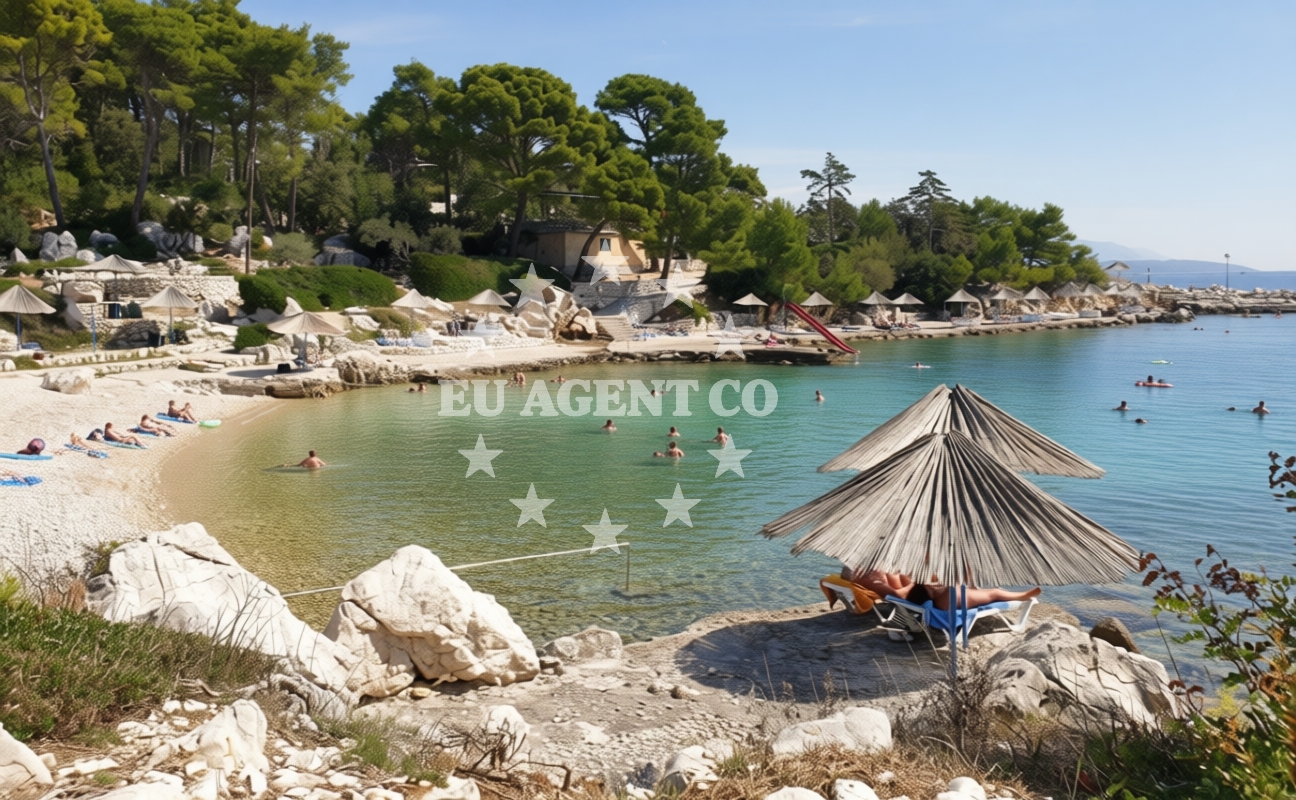 Additional view of Kandarola III beach in KAMPOR 68 B,E,F,G Apartments, Rab