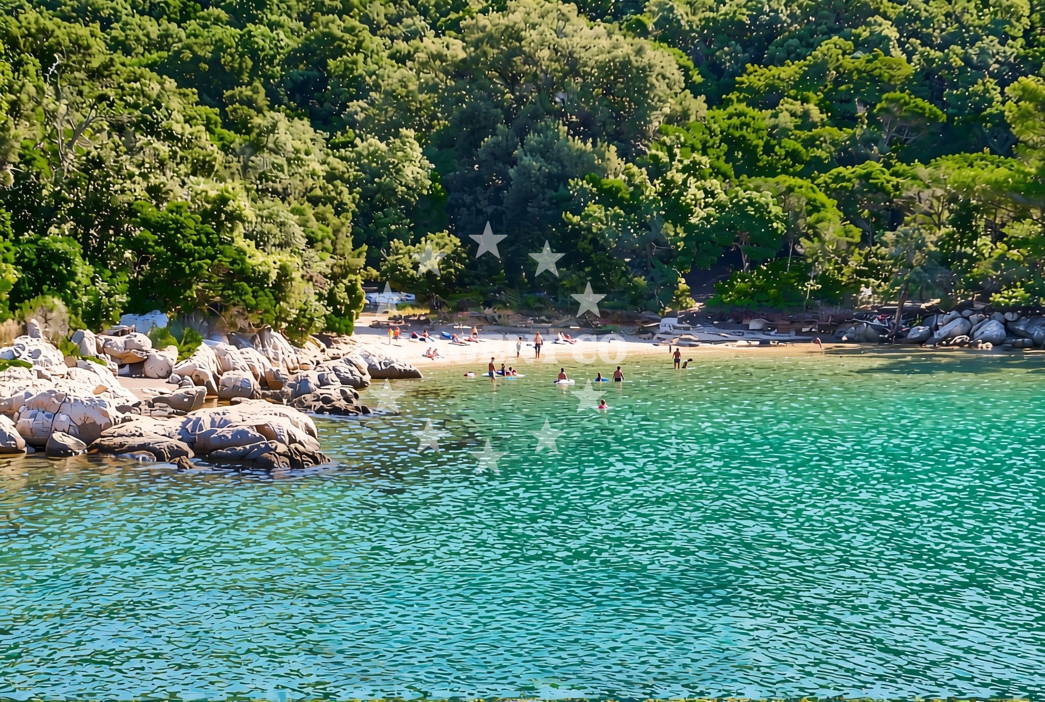 Additional view of Kandarola III beach in KAMPOR 68 B,E,F,G Apartments, Rab