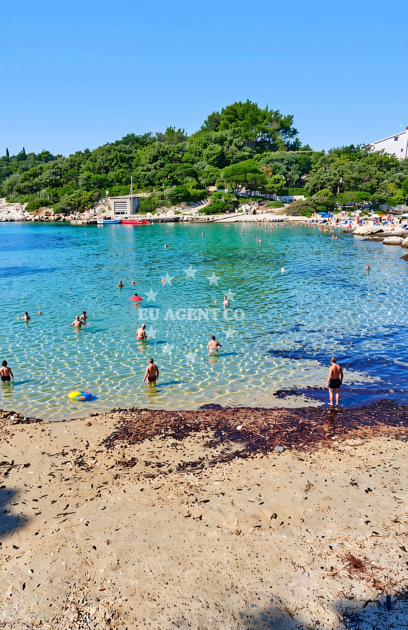 Additional view of Kandarola III beach in KAMPOR 68 B,E,F,G Apartments, Rab