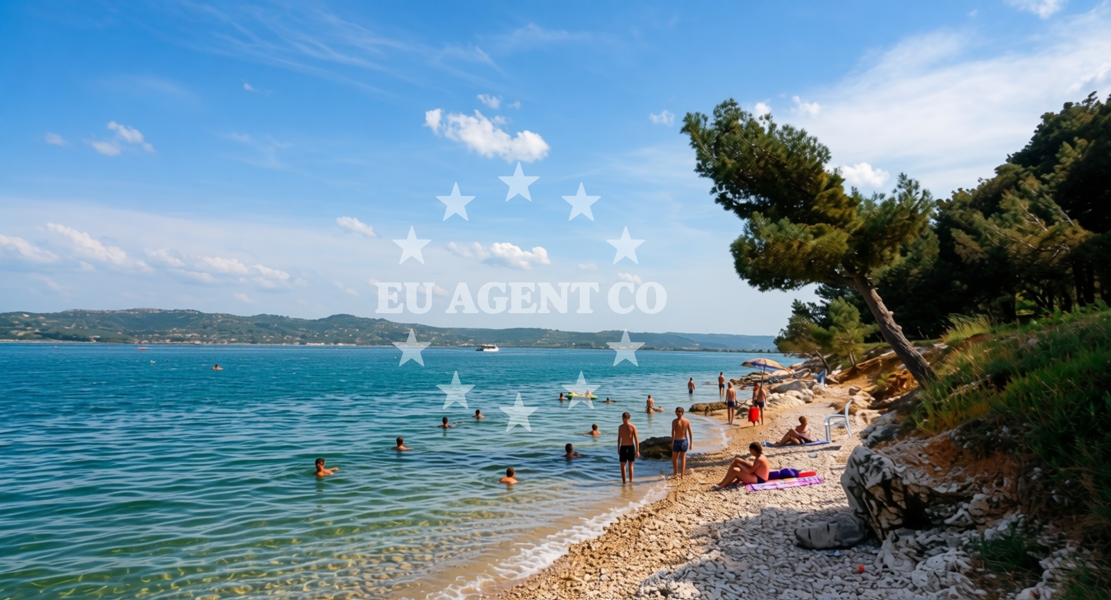 Additional view of Kanegra beach in Kanegra 2, Umag