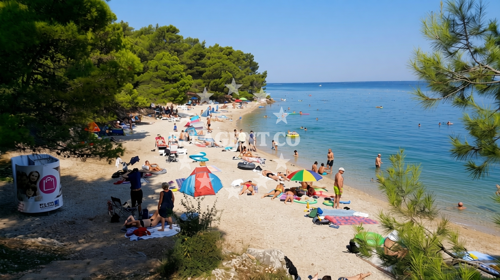 Additional view of Kanegra beach in Kanegra 2, Umag