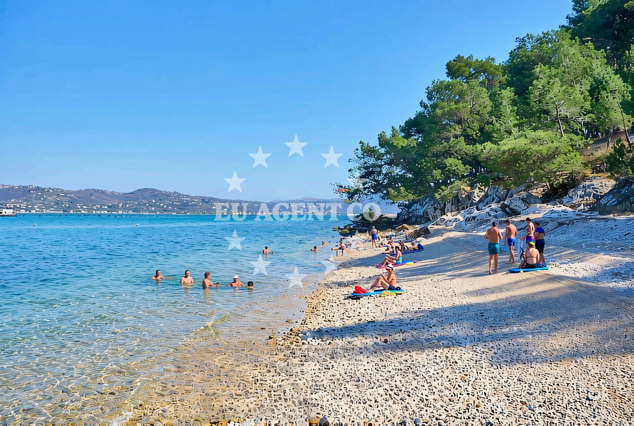 Additional view of Kanegra beach in Kanegra 2, Umag