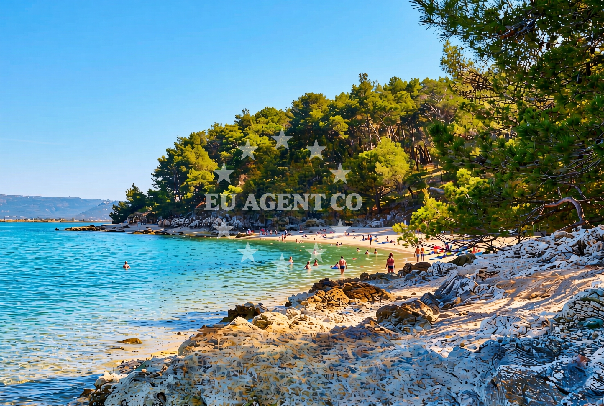 Additional view of Kanegra beach in Kanegra 2, Umag