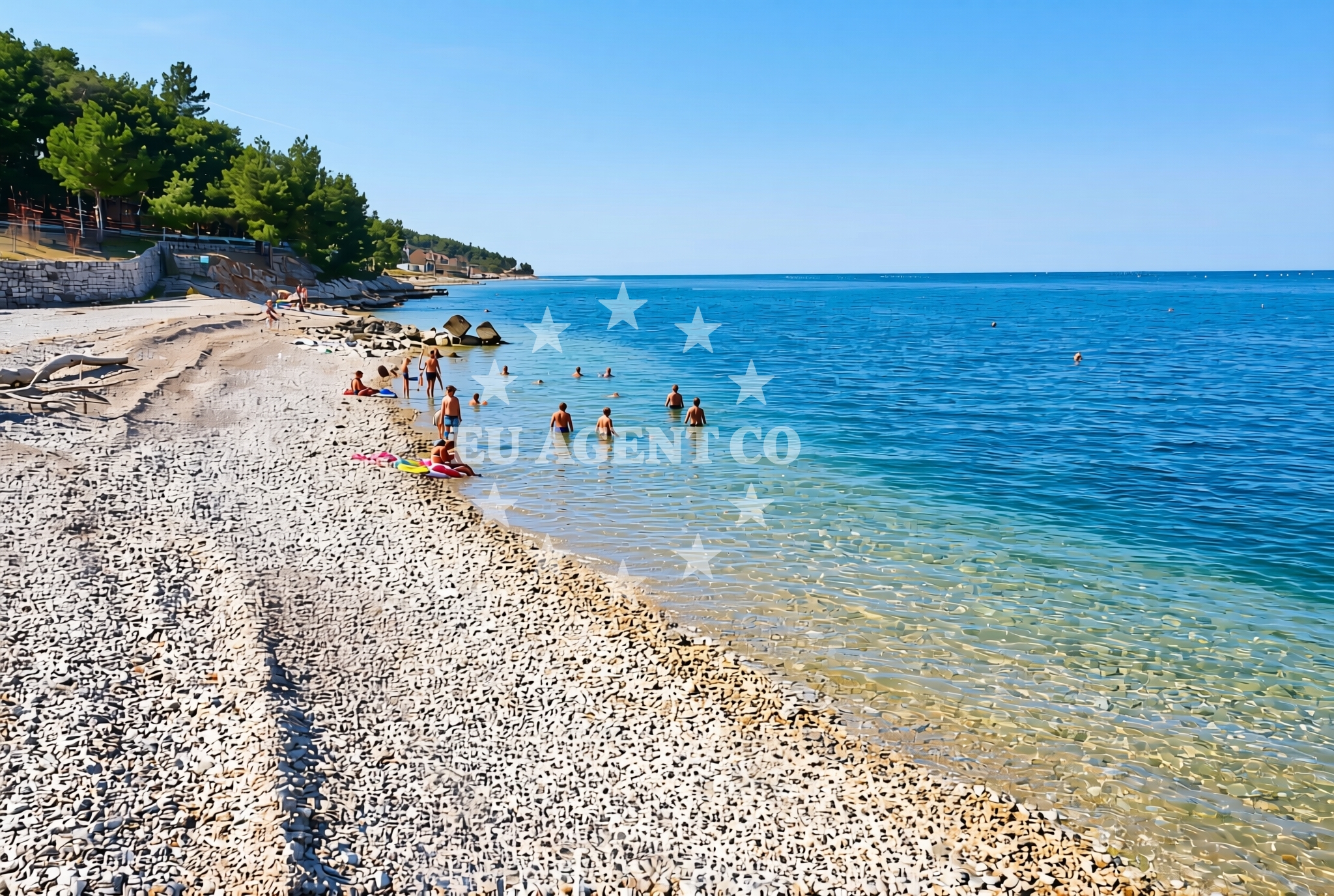 Additional view of Kanegra beach II in Kanegra 2, Umag