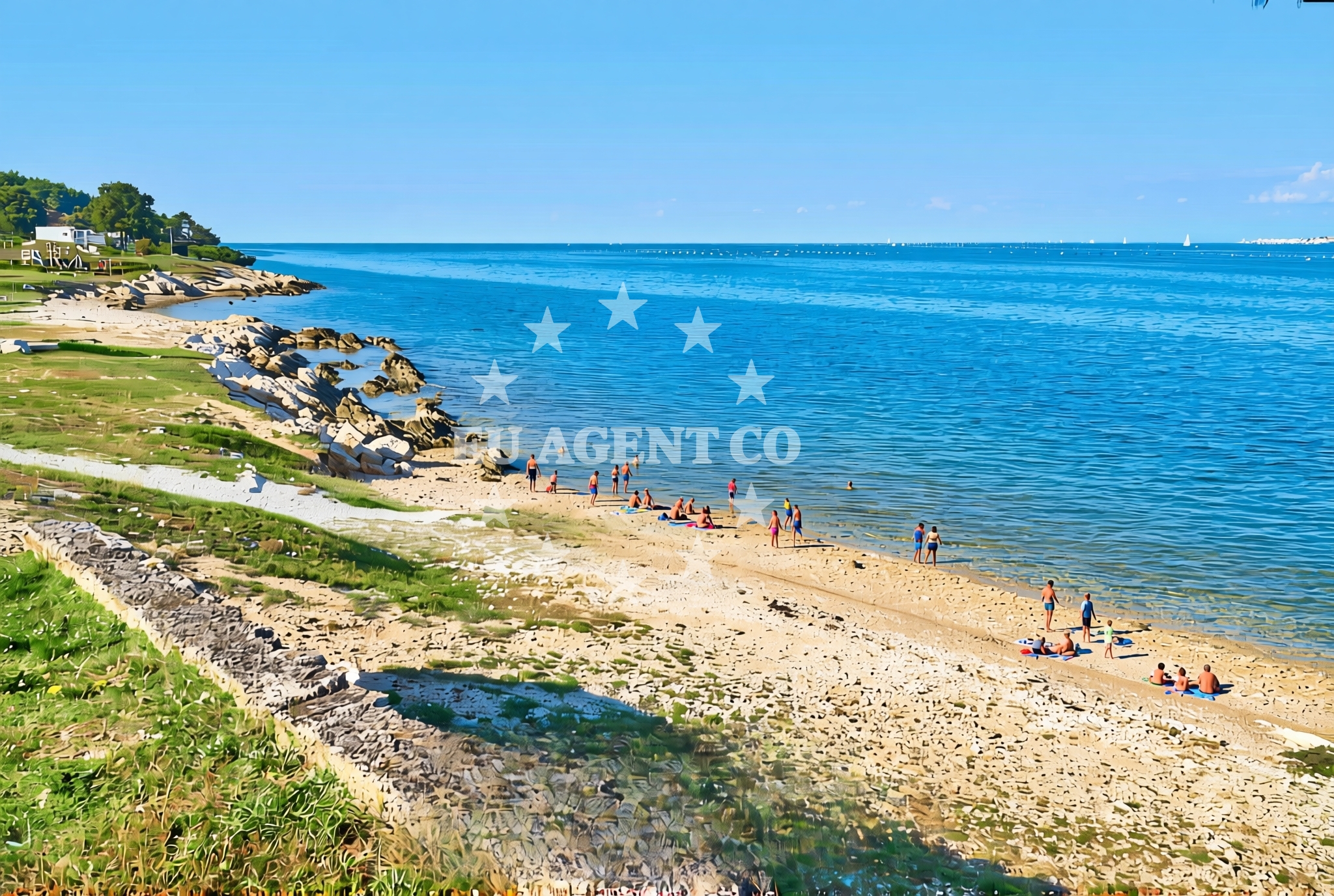 Overview of Kanegra: beaches and coves (7) in Kanegra