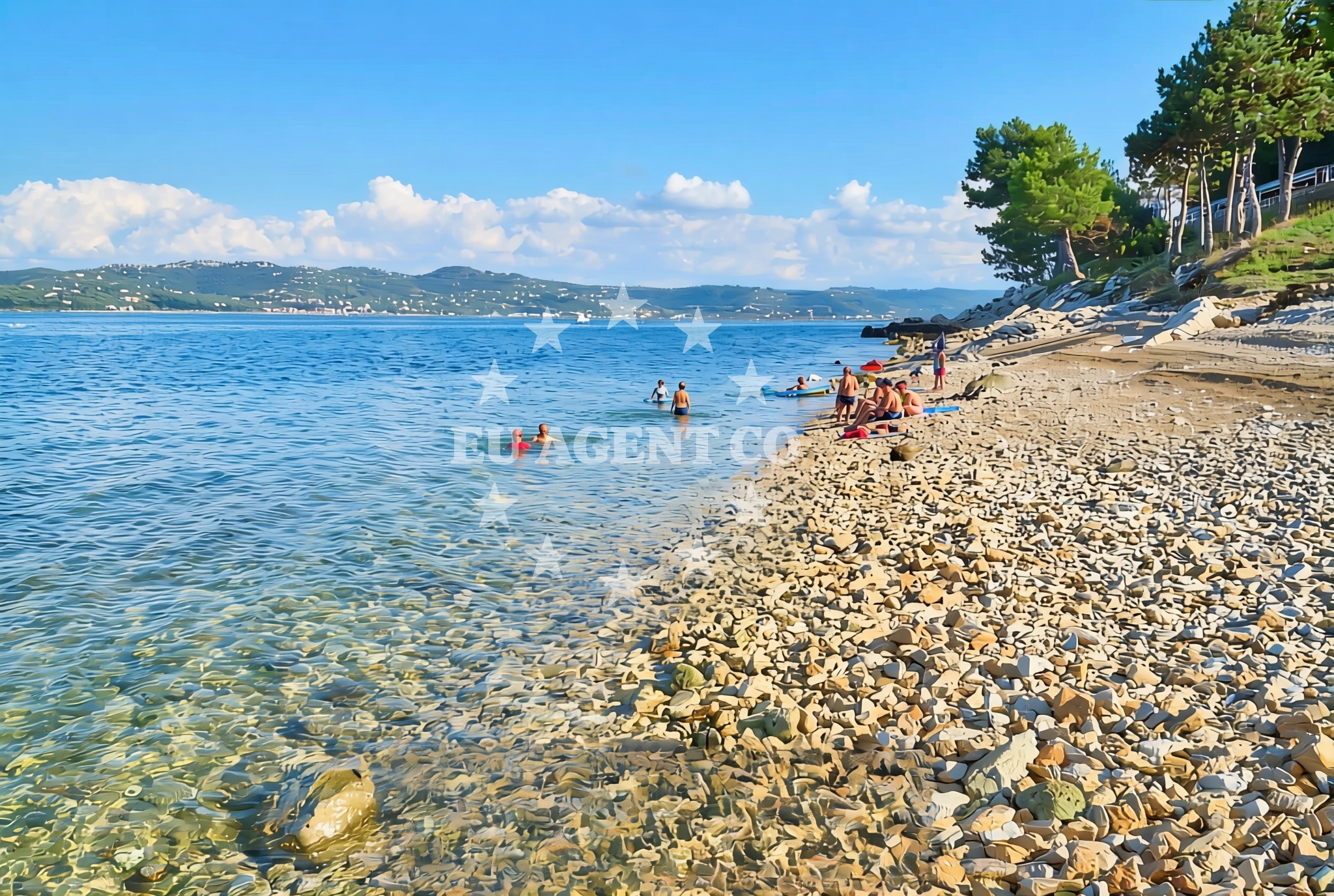 Beach facilities and surroundings at Kanegra: beaches and coves (7) in Kanegra