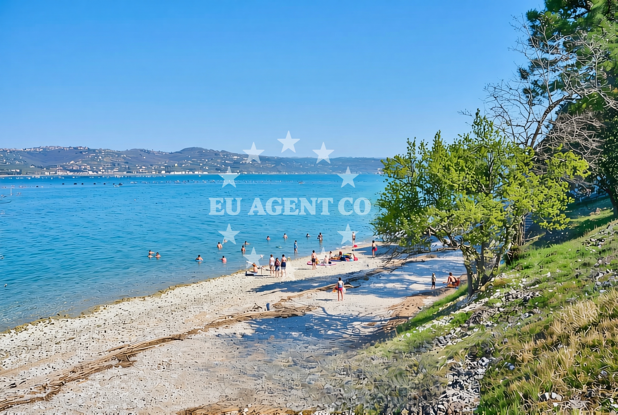 Beach facilities and surroundings at Kanegra sredina, Kanegra Beach in Kanegra sredina