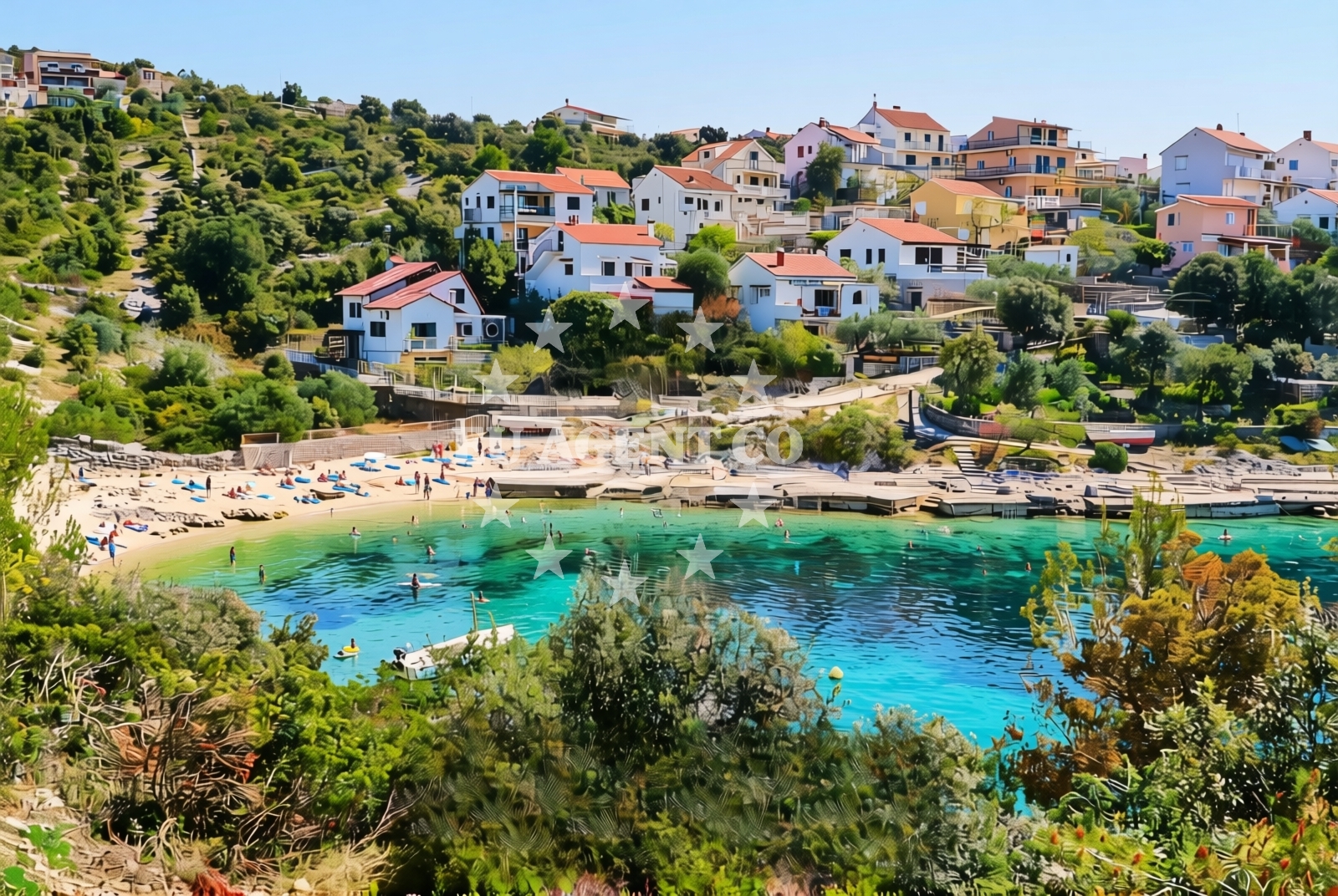 Additional view of Kanica beach in Kanica 213 A, Zaglavice