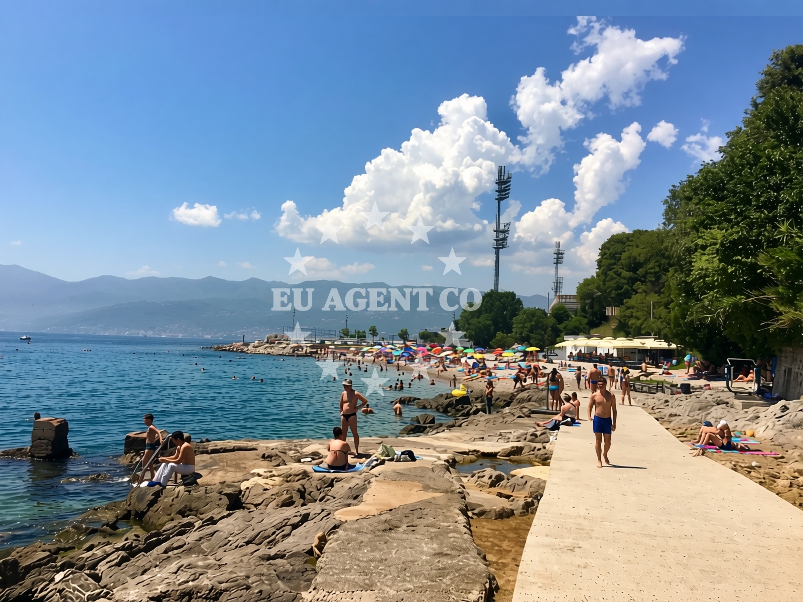 Additional view of Kantrida beach in 21 Labinska ulica, Rijeka
