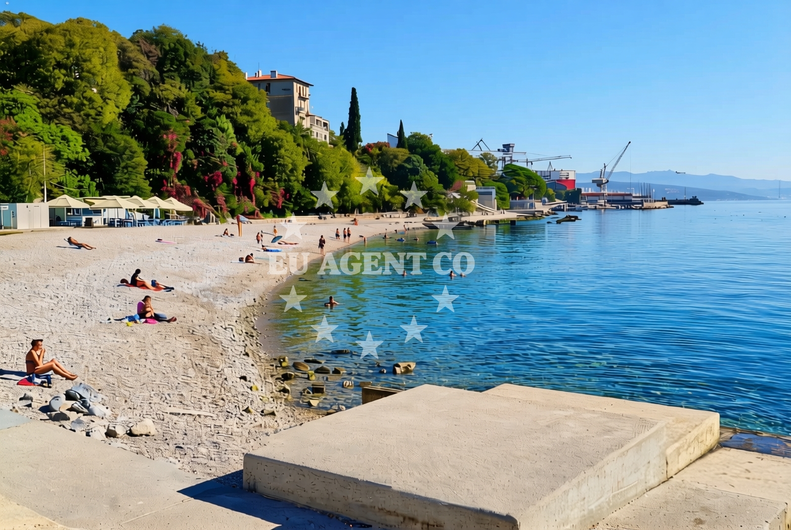 Additional view of Kantrida beach in 21 Labinska ulica, Rijeka