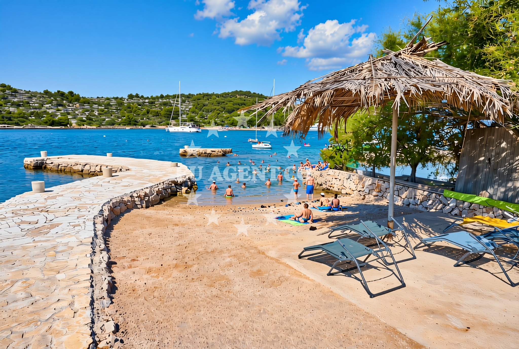 Additional view of Kaprije (Kaprije): beaches and coves (7) in Kaprije (Kaprije)