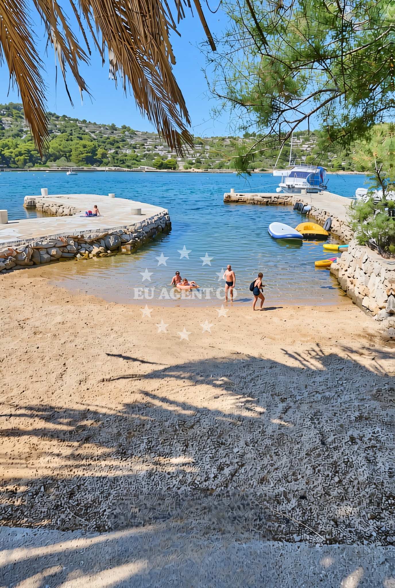 Additional view of Kaprije (Kaprije): beaches and coves (7) in Kaprije (Kaprije)