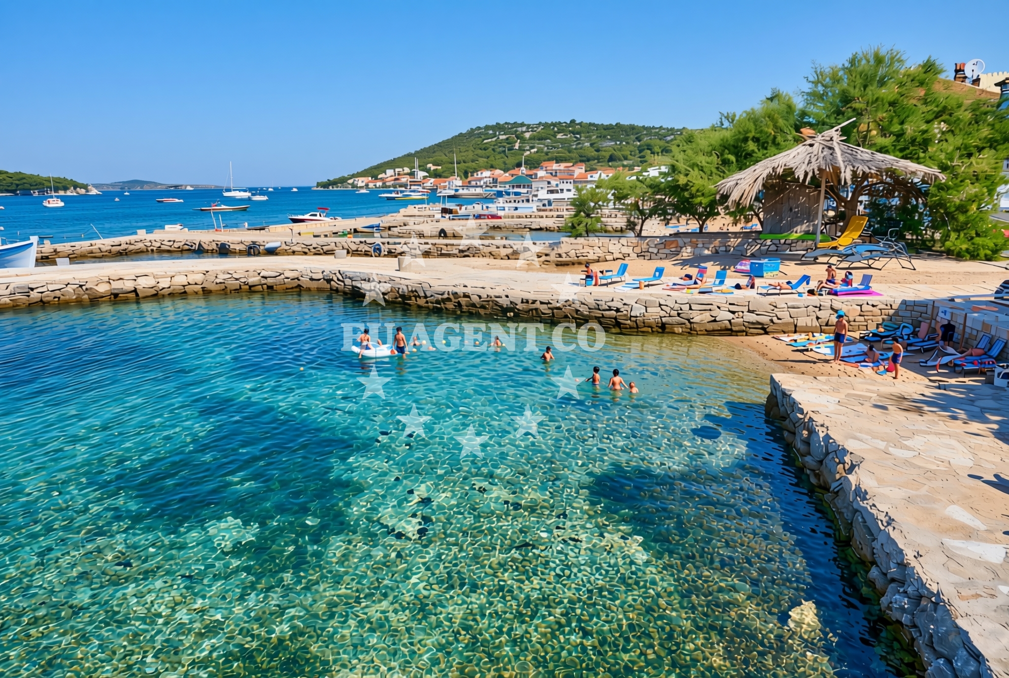 Additional view of Kaprije (Kaprije): beaches and coves (7) in Kaprije (Kaprije)