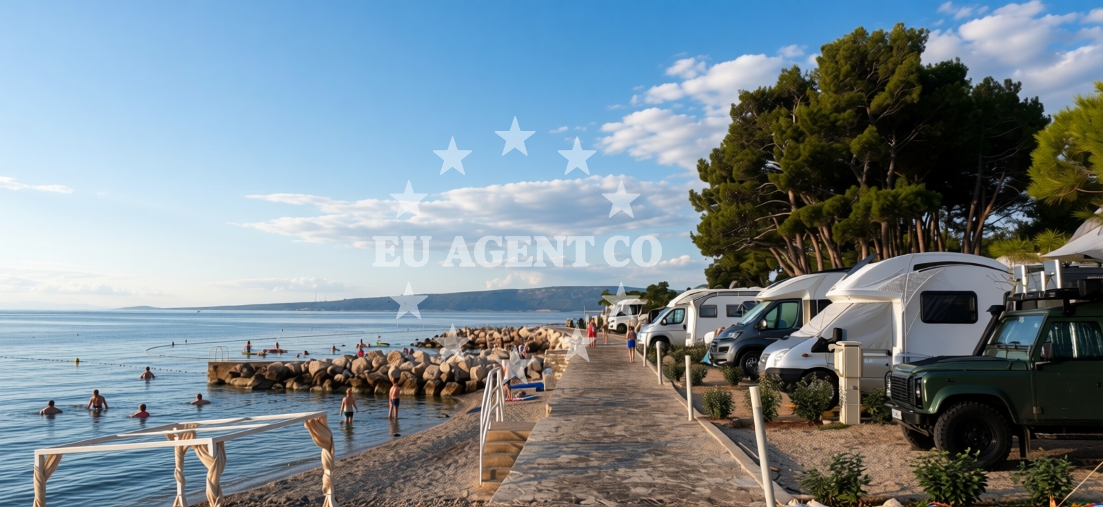 Additional view of Karaka beach in 3 Ulica Braće Linardića, Krk