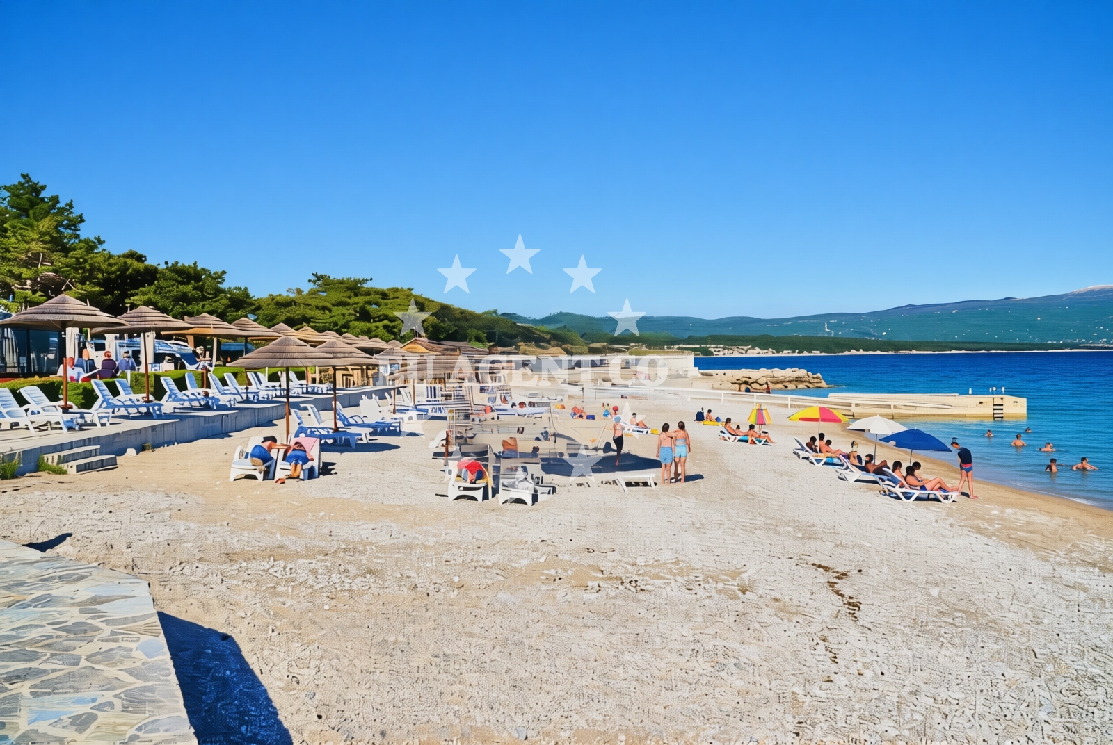 Additional view of Karaka beach in 3 Ulica Braće Linardića, Krk