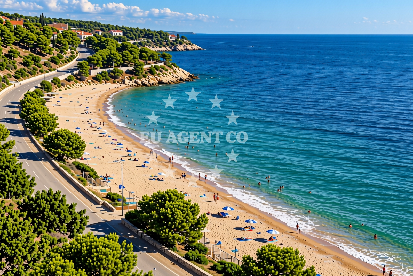 Additional view of Karaka beach in 3 Ulica Braće Linardića, Krk